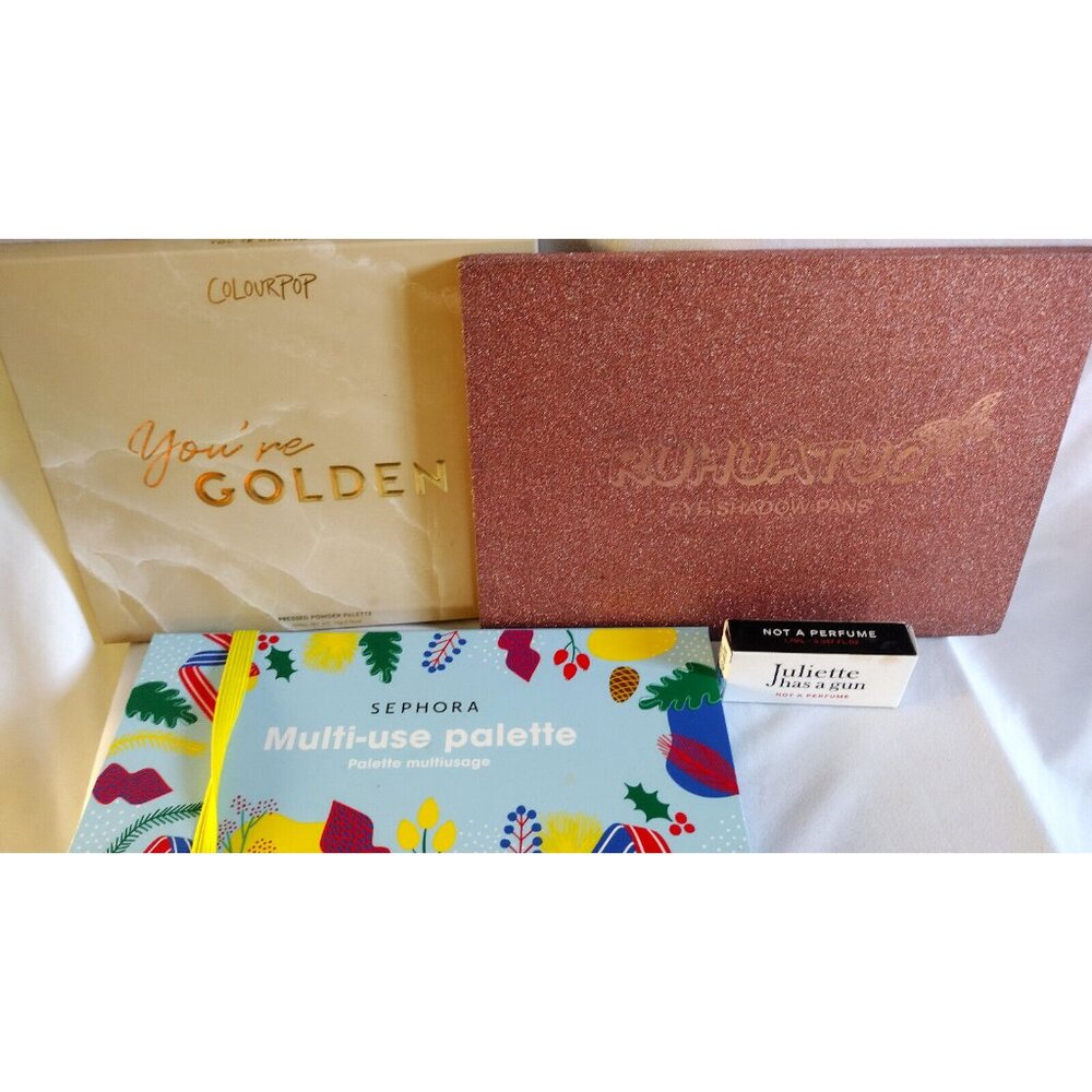 Makeup Eye Shadow Pallette Bundle Sephora Ruhuatuo Colourpop Juliette Has A Gun